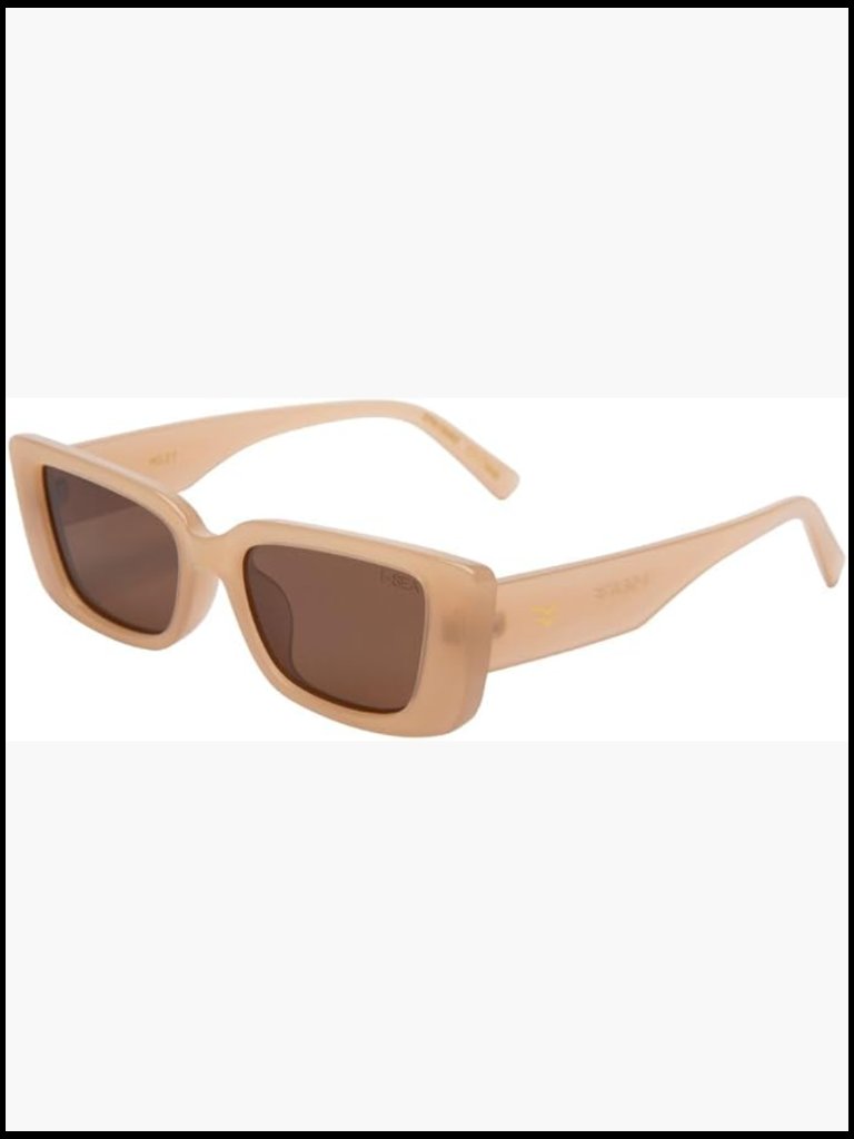 Women's Rectangular Polarized Sunglasses With Uv Protection